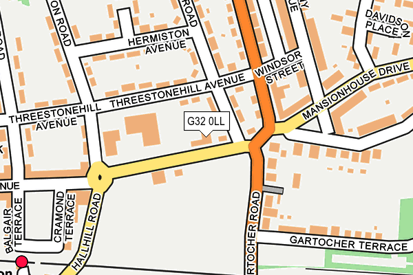 G32 0LL map - OS OpenMap – Local (Ordnance Survey) G32 0LL map - OS OpenMap – Local (Ordnance Survey)