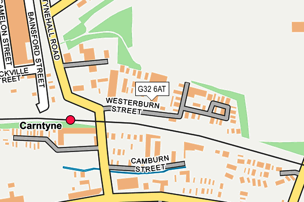 G32 6AT map - OS OpenMap – Local (Ordnance Survey) G32 6AT map - OS OpenMap – Local (Ordnance Survey)