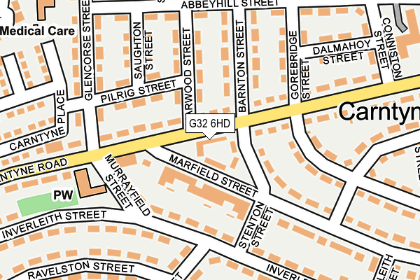 G32 6HD map - OS OpenMap – Local (Ordnance Survey) G32 6HD map - OS OpenMap – Local (Ordnance Survey)