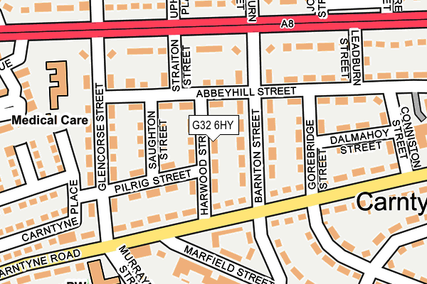 G32 6HY map - OS OpenMap – Local (Ordnance Survey) G32 6HY map - OS OpenMap – Local (Ordnance Survey)