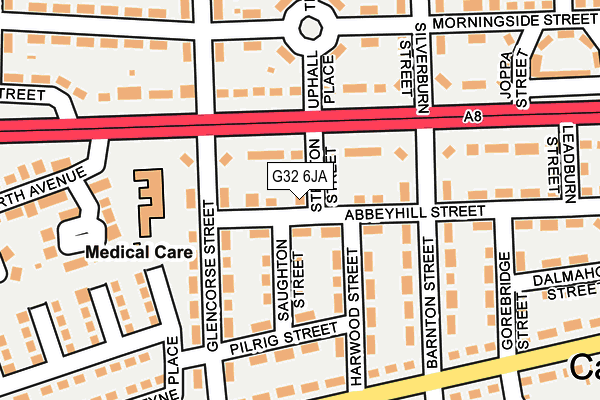 G32 6JA map - OS OpenMap – Local (Ordnance Survey) G32 6JA map - OS OpenMap – Local (Ordnance Survey)