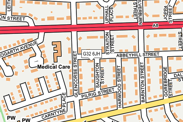 G32 6JH map - OS OpenMap – Local (Ordnance Survey) G32 6JH map - OS OpenMap – Local (Ordnance Survey)