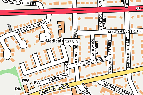 G32 6JQ map - OS OpenMap – Local (Ordnance Survey) G32 6JQ map - OS OpenMap – Local (Ordnance Survey)