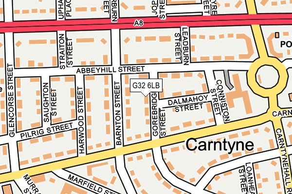 G32 6LB map - OS OpenMap – Local (Ordnance Survey) G32 6LB map - OS OpenMap – Local (Ordnance Survey)