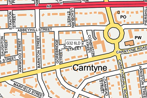 G32 6LD map - OS OpenMap – Local (Ordnance Survey) G32 6LD map - OS OpenMap – Local (Ordnance Survey)