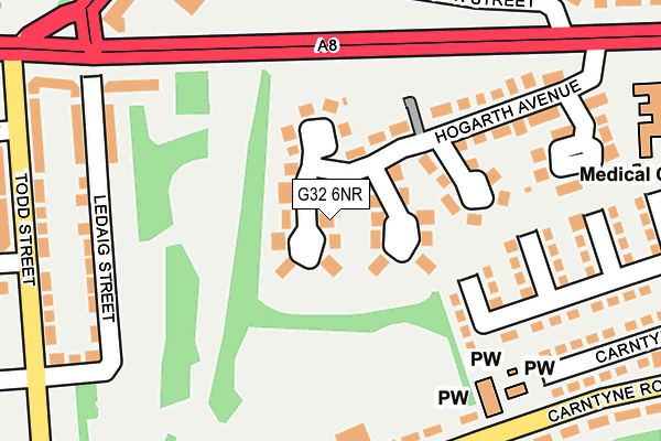 G32 6NR map - OS OpenMap – Local (Ordnance Survey) G32 6NR map - OS OpenMap – Local (Ordnance Survey)