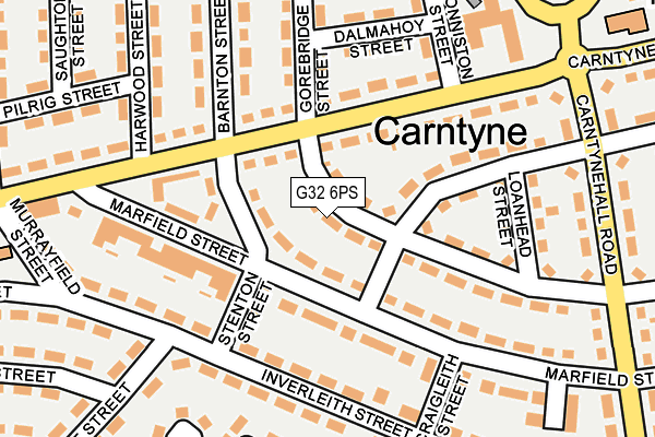 G32 6PS map - OS OpenMap – Local (Ordnance Survey) G32 6PS map - OS OpenMap – Local (Ordnance Survey)
