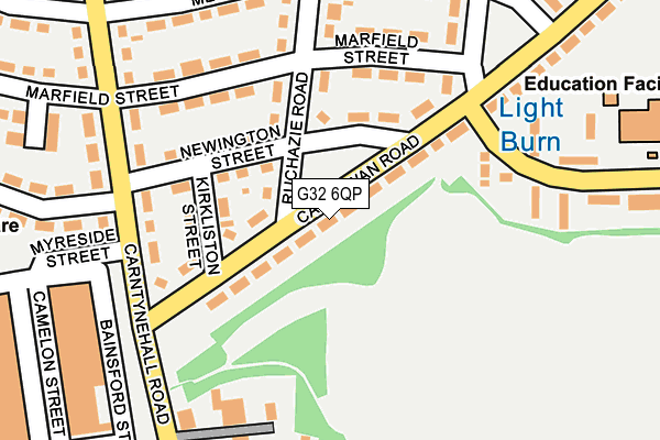 G32 6QP map - OS OpenMap – Local (Ordnance Survey)