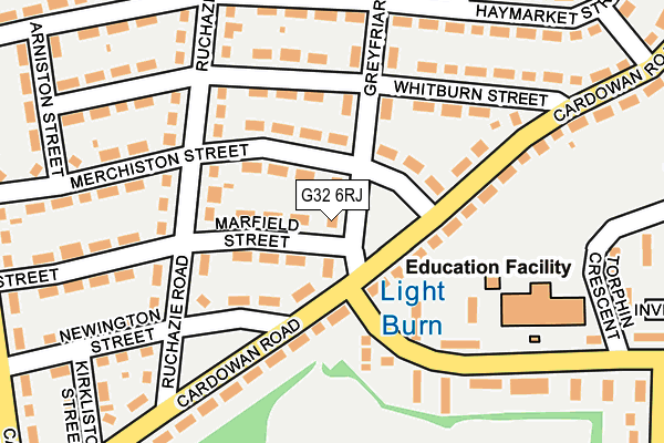 G32 6RJ map - OS OpenMap – Local (Ordnance Survey) G32 6RJ map - OS OpenMap – Local (Ordnance Survey)