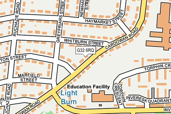 G32 6RQ map - OS OpenMap – Local (Ordnance Survey) G32 6RQ map - OS OpenMap – Local (Ordnance Survey)