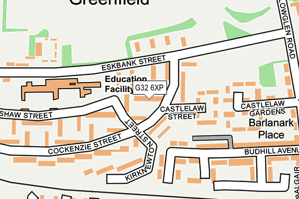 G32 6XP map - OS OpenMap – Local (Ordnance Survey) G32 6XP map - OS OpenMap – Local (Ordnance Survey)