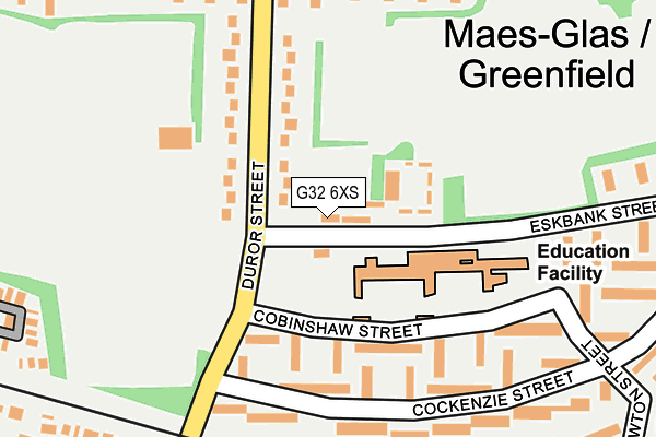 G32 6XS map - OS OpenMap – Local (Ordnance Survey) G32 6XS map - OS OpenMap – Local (Ordnance Survey)