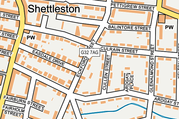 G32 7AG map - OS OpenMap – Local (Ordnance Survey) G32 7AG map - OS OpenMap – Local (Ordnance Survey)