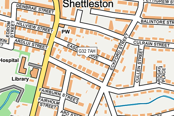 G32 7AH map - OS OpenMap – Local (Ordnance Survey) G32 7AH map - OS OpenMap – Local (Ordnance Survey)