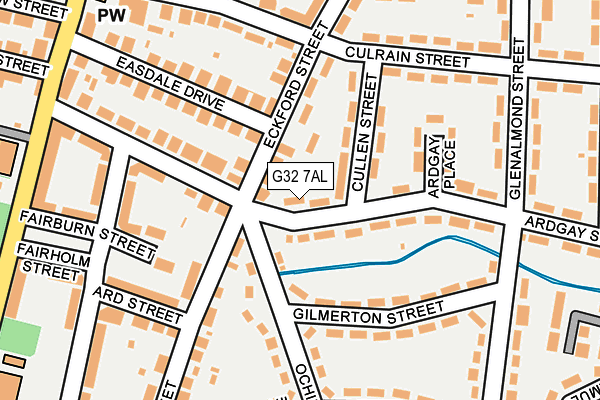 G32 7AL map - OS OpenMap – Local (Ordnance Survey) G32 7AL map - OS OpenMap – Local (Ordnance Survey)
