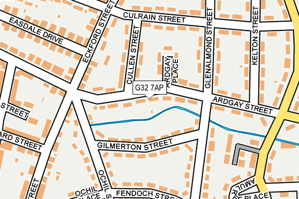 G32 7AP map - OS OpenMap – Local (Ordnance Survey) G32 7AP map - OS OpenMap – Local (Ordnance Survey)