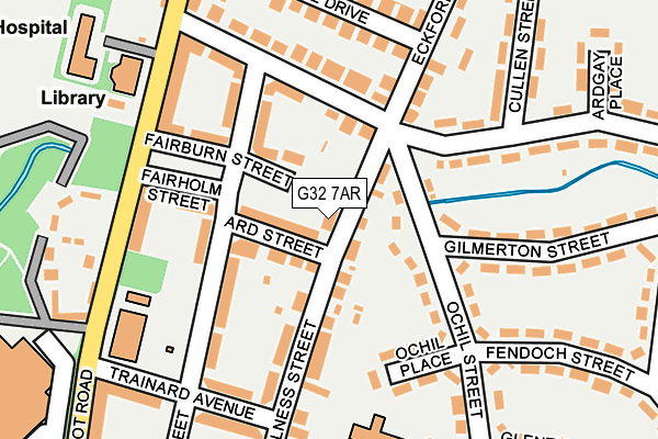 G32 7AR map - OS OpenMap – Local (Ordnance Survey) G32 7AR map - OS OpenMap – Local (Ordnance Survey)