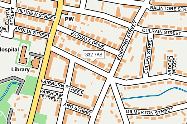 G32 7AS map - OS OpenMap – Local (Ordnance Survey) G32 7AS map - OS OpenMap – Local (Ordnance Survey)