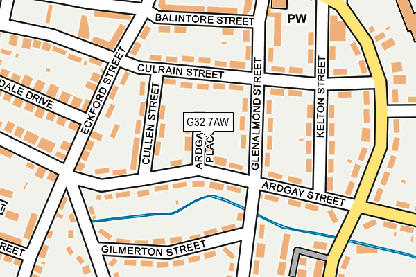G32 7AW map - OS OpenMap – Local (Ordnance Survey) G32 7AW map - OS OpenMap – Local (Ordnance Survey)