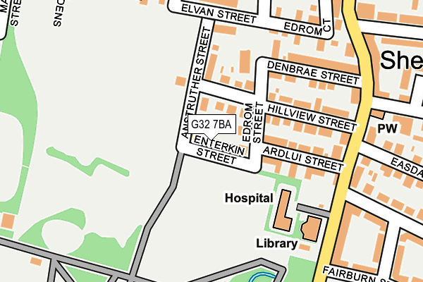 G32 7BA map - OS OpenMap – Local (Ordnance Survey) G32 7BA map - OS OpenMap – Local (Ordnance Survey)