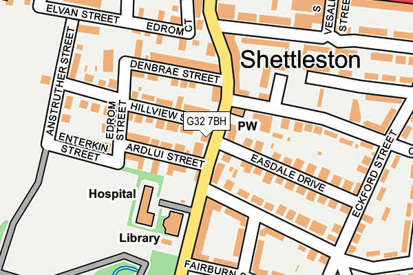 G32 7BH map - OS OpenMap – Local (Ordnance Survey) G32 7BH map - OS OpenMap – Local (Ordnance Survey)