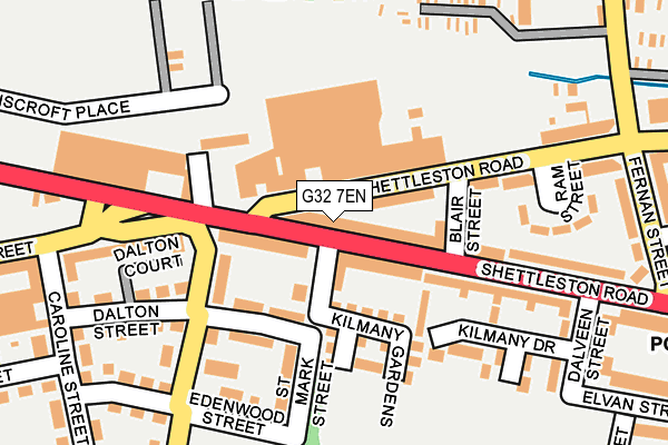 G32 7EN map - OS OpenMap – Local (Ordnance Survey) G32 7EN map - OS OpenMap – Local (Ordnance Survey)