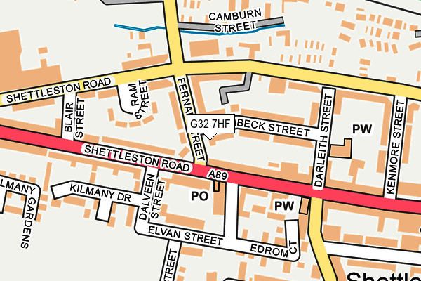 G32 7HF map - OS OpenMap – Local (Ordnance Survey) G32 7HF map - OS OpenMap – Local (Ordnance Survey)