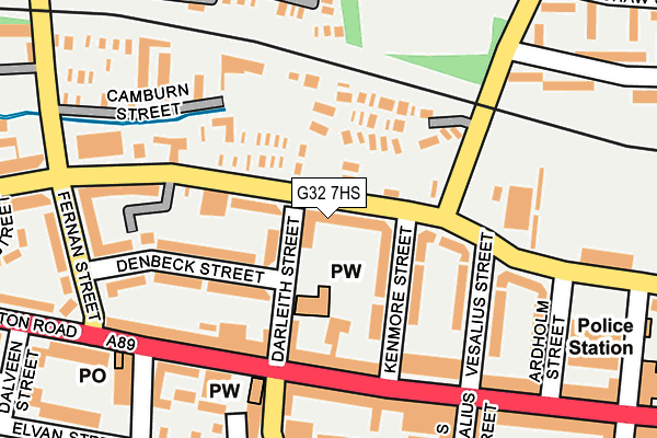 G32 7HS map - OS OpenMap – Local (Ordnance Survey) G32 7HS map - OS OpenMap – Local (Ordnance Survey)