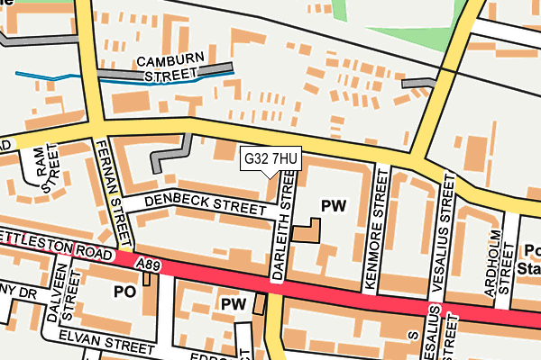 G32 7HU map - OS OpenMap – Local (Ordnance Survey) G32 7HU map - OS OpenMap – Local (Ordnance Survey)