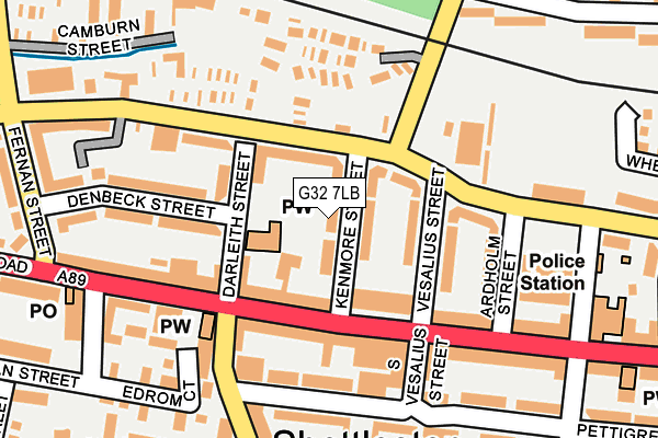 G32 7LB map - OS OpenMap – Local (Ordnance Survey) G32 7LB map - OS OpenMap – Local (Ordnance Survey)