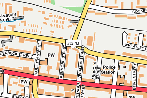 G32 7LF map - OS OpenMap – Local (Ordnance Survey) G32 7LF map - OS OpenMap – Local (Ordnance Survey)