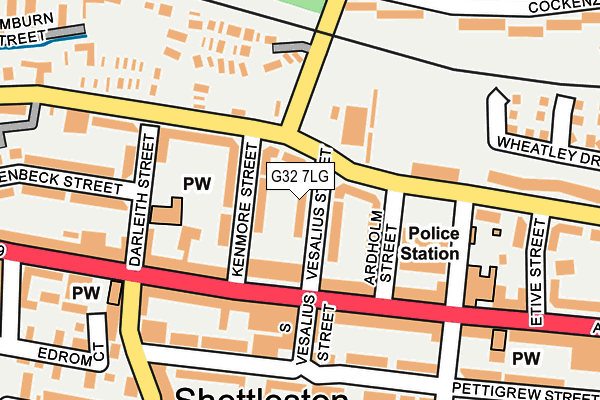 G32 7LG map - OS OpenMap – Local (Ordnance Survey) G32 7LG map - OS OpenMap – Local (Ordnance Survey)
