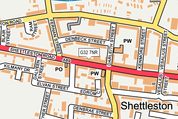 G32 7NR map - OS OpenMap – Local (Ordnance Survey) G32 7NR map - OS OpenMap – Local (Ordnance Survey)