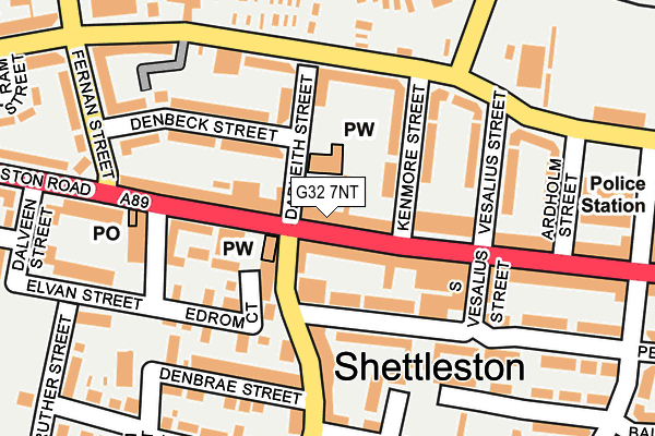 G32 7NT map - OS OpenMap – Local (Ordnance Survey) G32 7NT map - OS OpenMap – Local (Ordnance Survey)