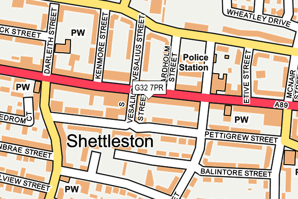 G32 7PR map - OS OpenMap – Local (Ordnance Survey) G32 7PR map - OS OpenMap – Local (Ordnance Survey)