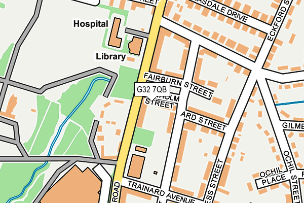 G32 7QB map - OS OpenMap – Local (Ordnance Survey) G32 7QB map - OS OpenMap – Local (Ordnance Survey)