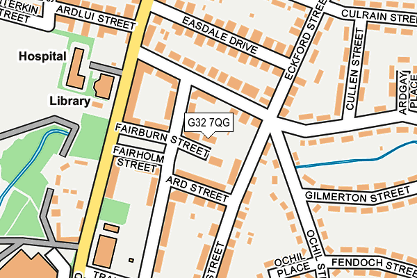 G32 7QG map - OS OpenMap – Local (Ordnance Survey) G32 7QG map - OS OpenMap – Local (Ordnance Survey)