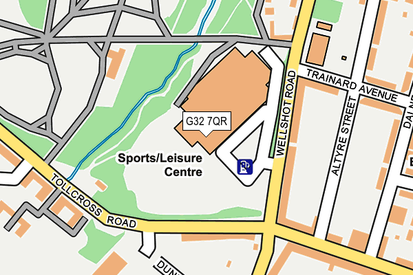 G32 7QR map - OS OpenMap – Local (Ordnance Survey) G32 7QR map - OS OpenMap – Local (Ordnance Survey)