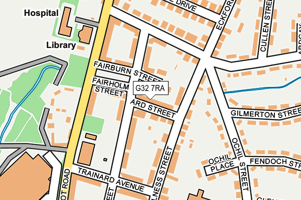 G32 7RA map - OS OpenMap – Local (Ordnance Survey) G32 7RA map - OS OpenMap – Local (Ordnance Survey)