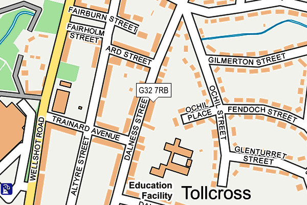 G32 7RB map - OS OpenMap – Local (Ordnance Survey) G32 7RB map - OS OpenMap – Local (Ordnance Survey)