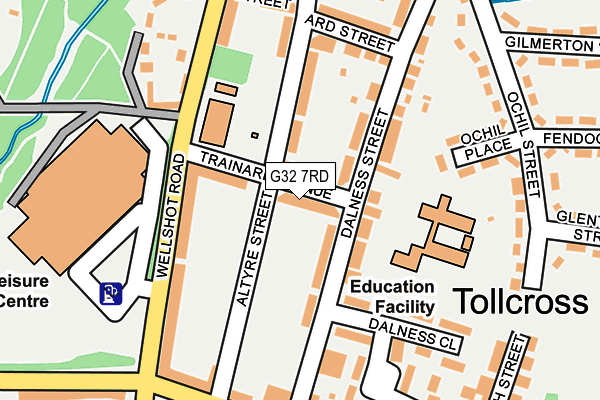 G32 7RD map - OS OpenMap – Local (Ordnance Survey) G32 7RD map - OS OpenMap – Local (Ordnance Survey)