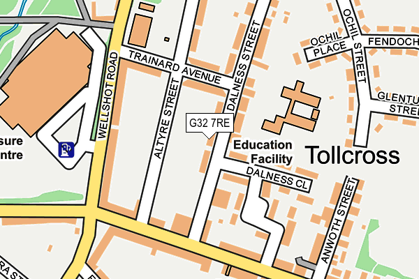 G32 7RE map - OS OpenMap – Local (Ordnance Survey) G32 7RE map - OS OpenMap – Local (Ordnance Survey)