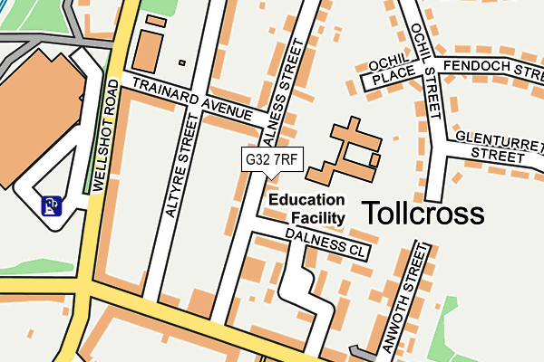 G32 7RF map - OS OpenMap – Local (Ordnance Survey) G32 7RF map - OS OpenMap – Local (Ordnance Survey)