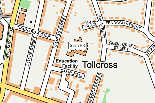 G32 7RR map - OS OpenMap – Local (Ordnance Survey) G32 7RR map - OS OpenMap – Local (Ordnance Survey)