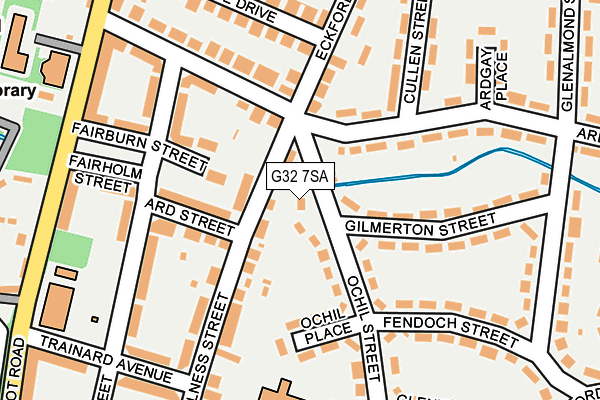 G32 7SA map - OS OpenMap – Local (Ordnance Survey) G32 7SA map - OS OpenMap – Local (Ordnance Survey)