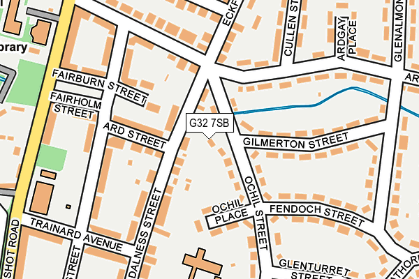 G32 7SB map - OS OpenMap – Local (Ordnance Survey) G32 7SB map - OS OpenMap – Local (Ordnance Survey)