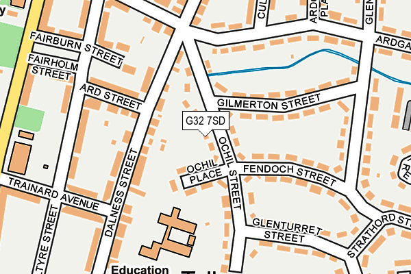 G32 7SD map - OS OpenMap – Local (Ordnance Survey) G32 7SD map - OS OpenMap – Local (Ordnance Survey)