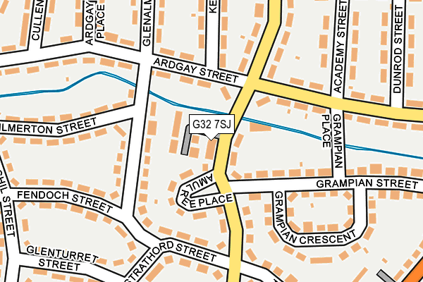 G32 7SJ map - OS OpenMap – Local (Ordnance Survey) G32 7SJ map - OS OpenMap – Local (Ordnance Survey)