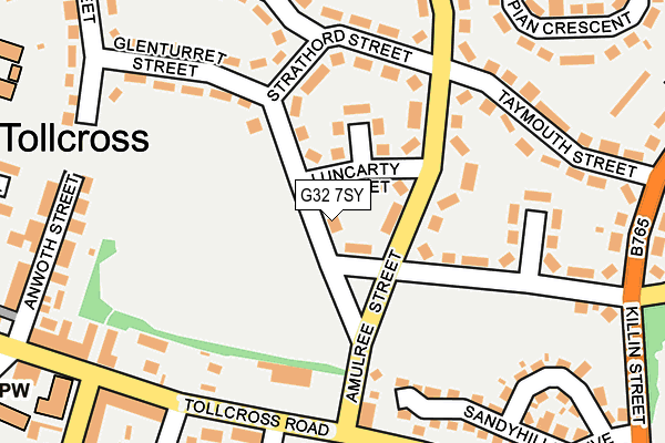 G32 7SY map - OS OpenMap – Local (Ordnance Survey) G32 7SY map - OS OpenMap – Local (Ordnance Survey)