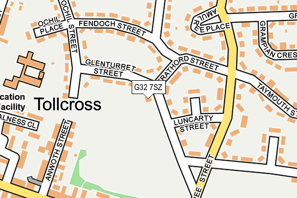 G32 7SZ map - OS OpenMap – Local (Ordnance Survey) G32 7SZ map - OS OpenMap – Local (Ordnance Survey)